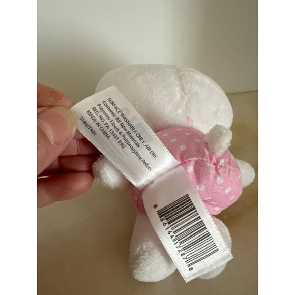 Hello Kitty Plush Doll Pink Dress With Green Bow 7" Plush Stuffed Animal Doll - Picture 6 of 8